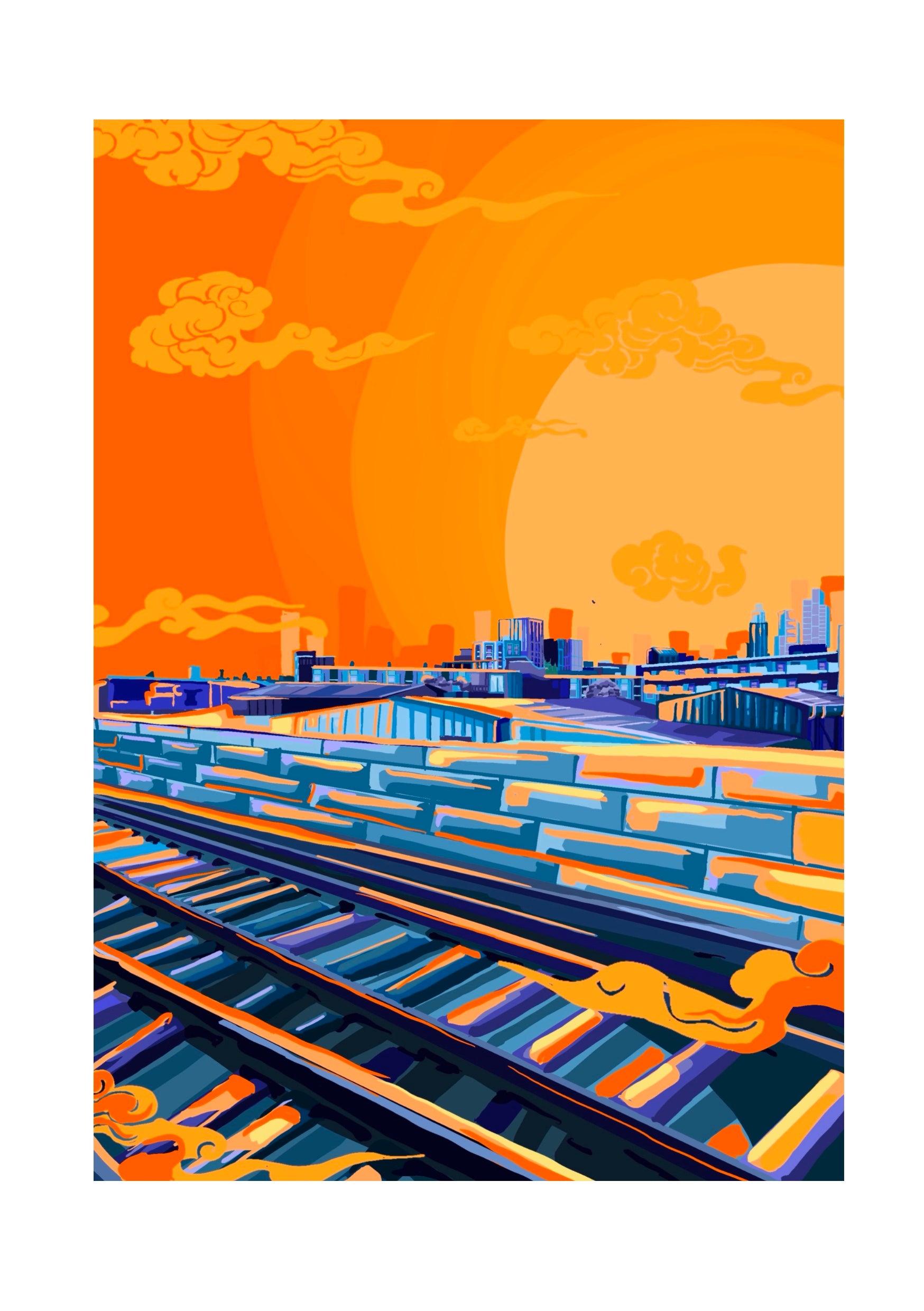 Sunset on the South-Eastern